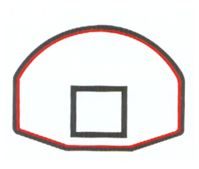 Y-1022 玻璃鋼休閑小籃板